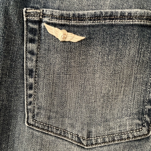 Rock & Republic Kasandra Frayed Hem Jeans Size 10M - Picture 7 of 7